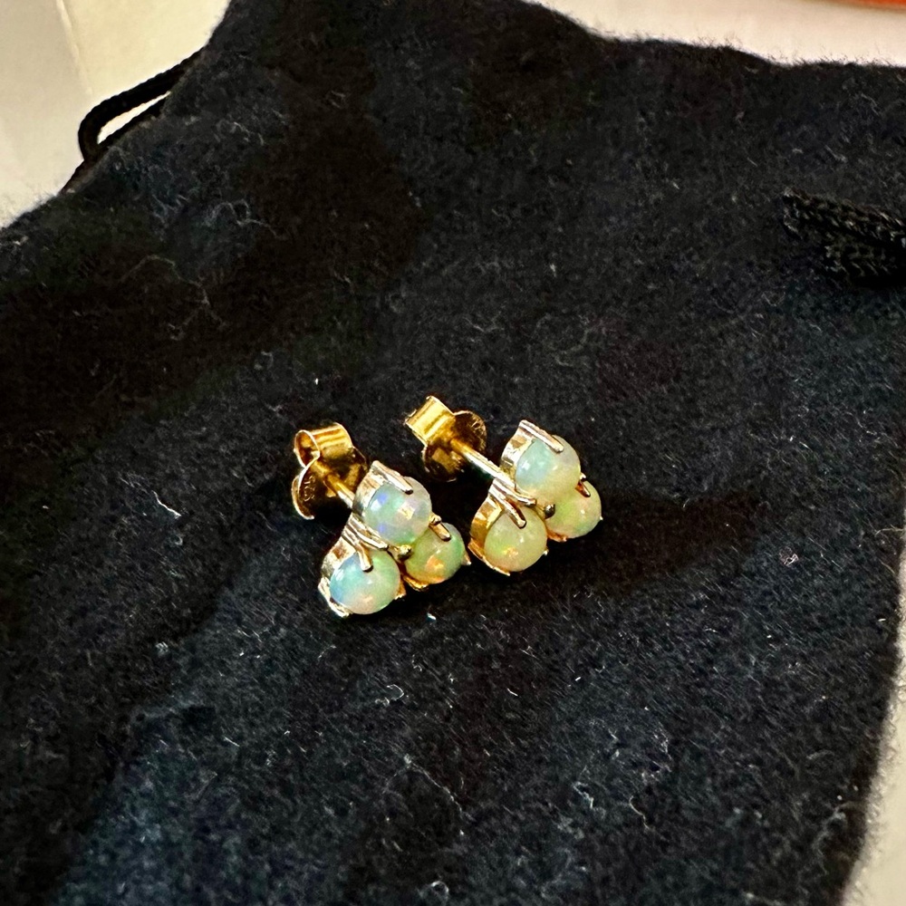 Ethiopian Opal Earrings
